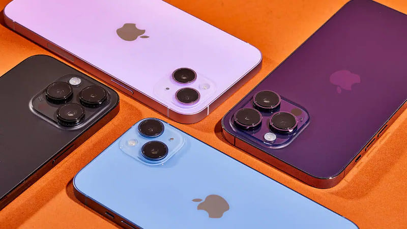 Imagen de varios teléfonos de iPhone