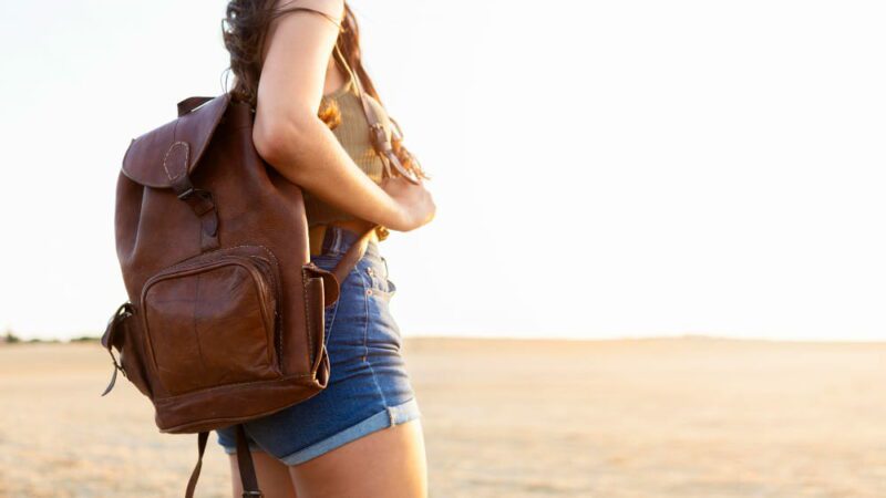 mochila010 Mochilas de moda de piel