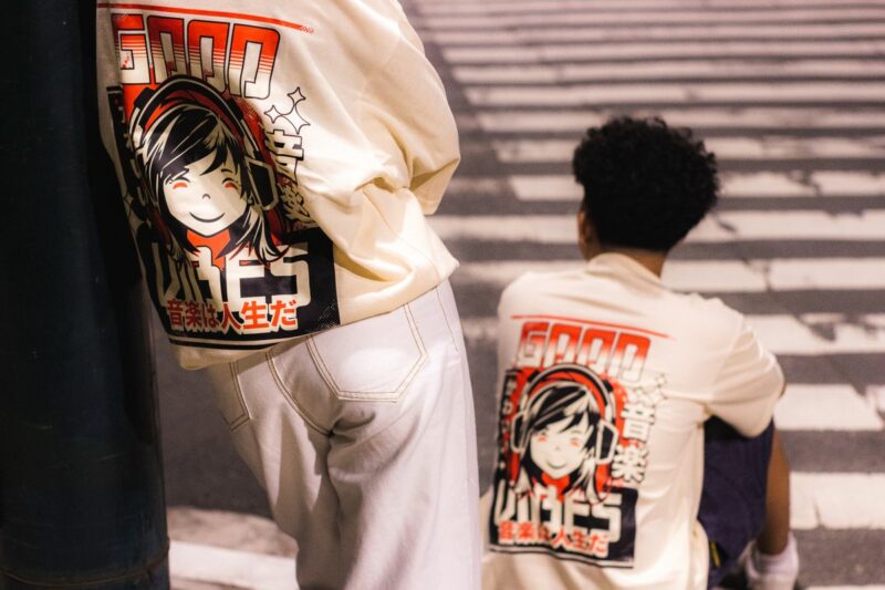 playeras manga japones moda urbana Playeras de manga japonés para moda urbana